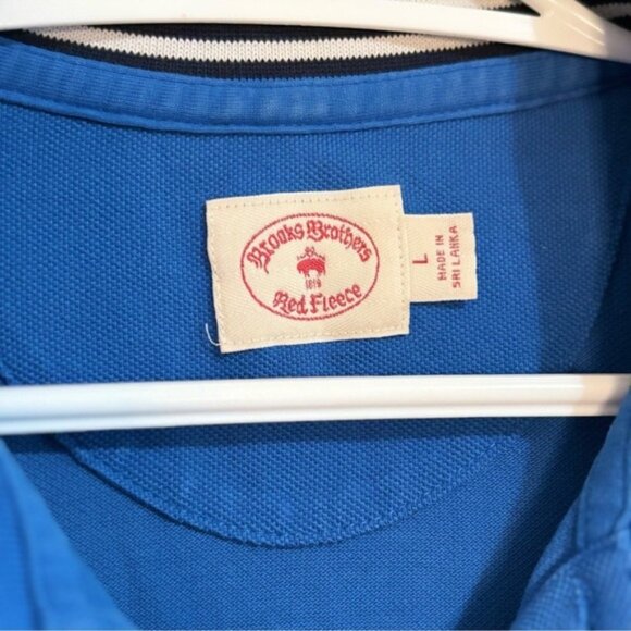 Brooks Brothers Vibrant Blue CottonPolo Short Sleeve Collar T-Shirt - Picture 5 of 12